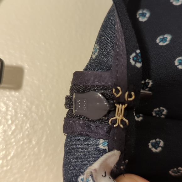 J. CREW | MIDI NAVY BLUE DRESS - Picture 11 of 13